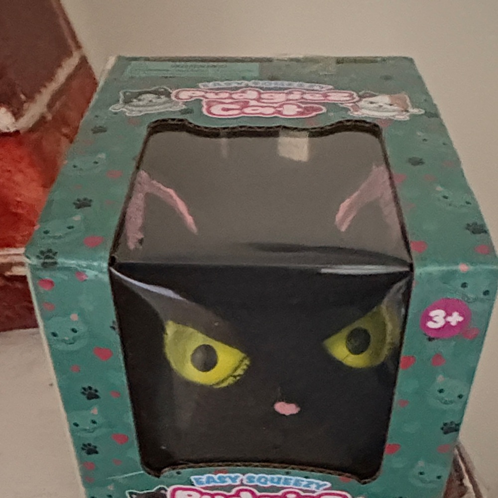 Pudgiez Cat Plush Squeeze Toy — Black - Picture 14 of 14
